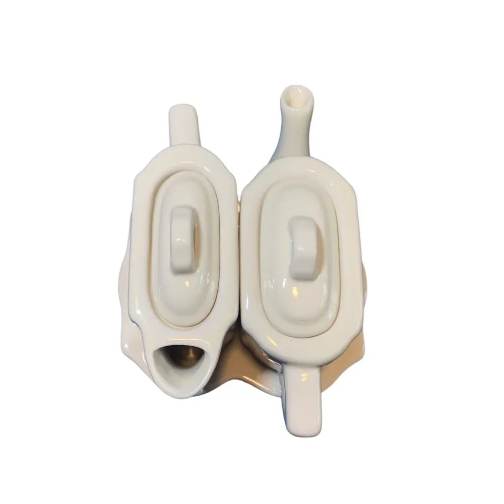 Restoration Hardware Cream Tea for Two Pour Deux Set Stoneware